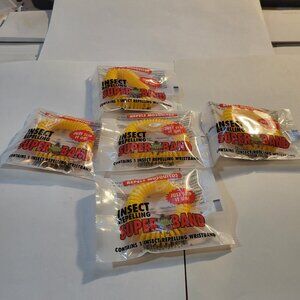 SUPER-BAND FOR REPELS MOSQUITS, YOU GET A 5PCS LOT